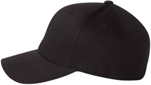 Flexfit 6277 Wooly Combed Twill Cap - Classic Black Design for Ultimate Comfort and Style