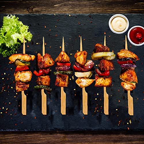 200 PCS Bamboo Skewers for Appetizers, 4.7 Inch Toothpicks Cocktail