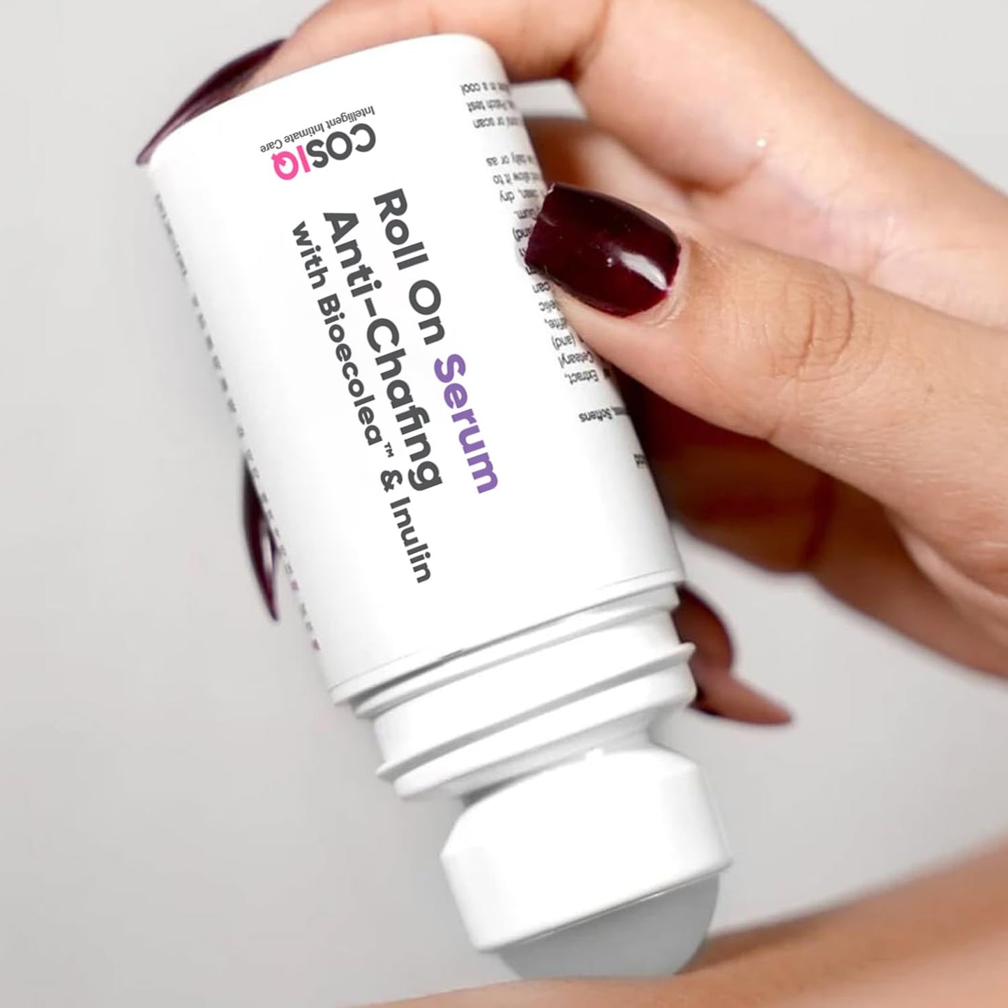 Cos-IQ Anti Chafing Roll-On Serum | For Men & Women | With Bioecolea & Inulin| Prevents Arm, Chest, Butt, Thigh, & Ball Chafing | Reduces Inner Thigh Rashes & Irritation | 40ml