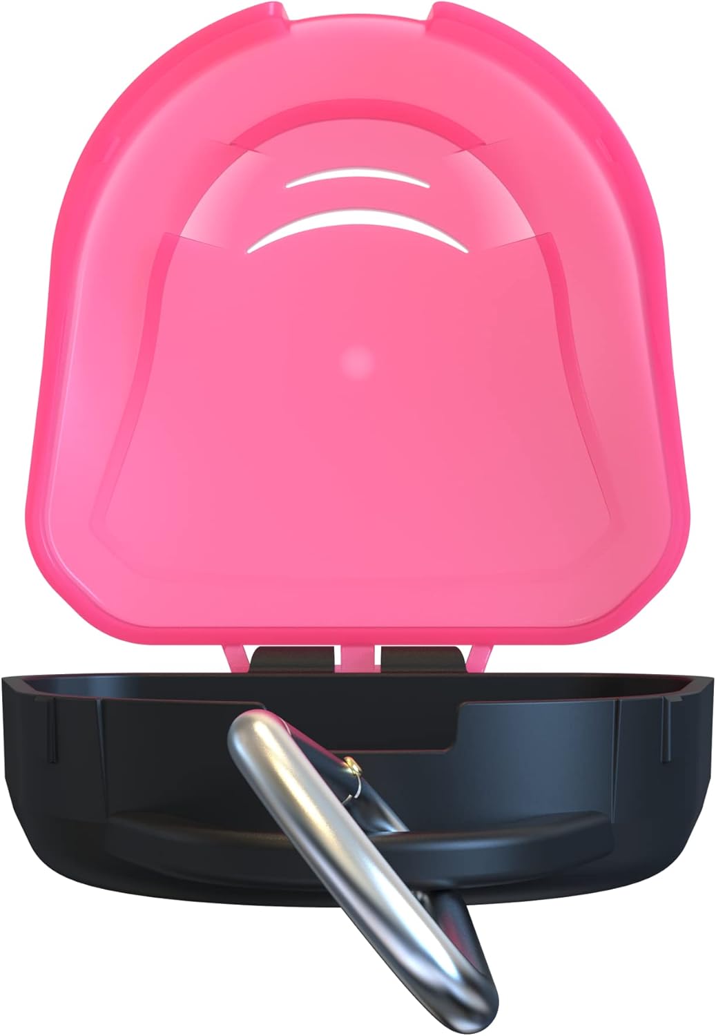 Skiennix Ventilated Protective Mouth Guard Case - Stylish Pink Design for Enhanced Durability