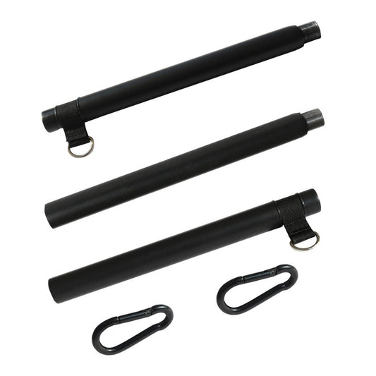 Portable Resistance Band Bar, Carbon Steel Resistance Bar for Resistance Bands, Dual Cable Machine Bar, Straight Bar Cable Attachment, MAX Weight Loading 60kg, Adjustable from 37" to 24.8"