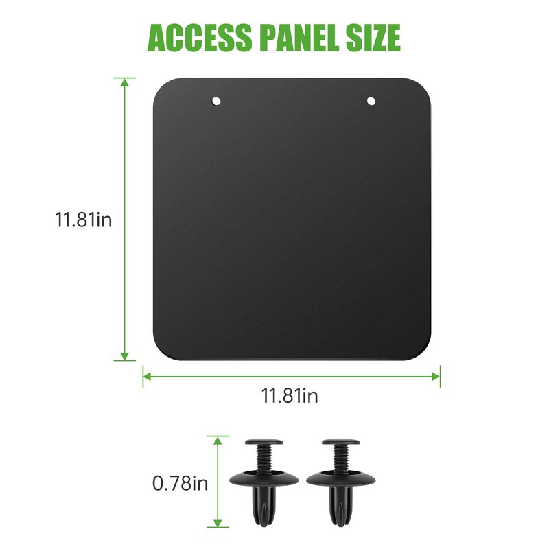 10L0L Golf Cart Access Cover for Club Car Precedent Rear Hood, Replacement Part 102501402, 285-299, STE~285-299, Access Panel