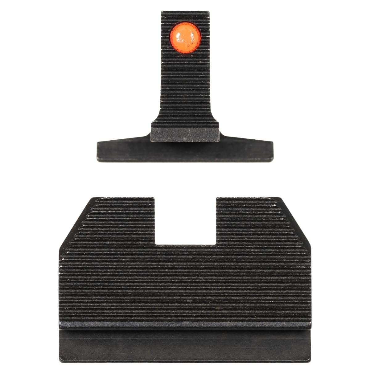 Night Fision Optic Height Fiber Optic .345-.332 Night Sight Set Designed for Sig Sauer P320/P365 with Romeo 1 Pro/RMR/507c/SRO, Orange Front