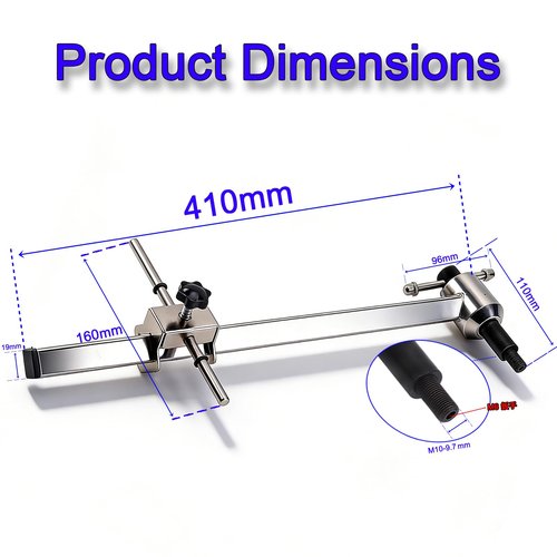 BreezyBloom Derailleur Hanger Alignment Gauge, Bicycle Repair Tools for 16''-29'' for MTB, Road Bikes
