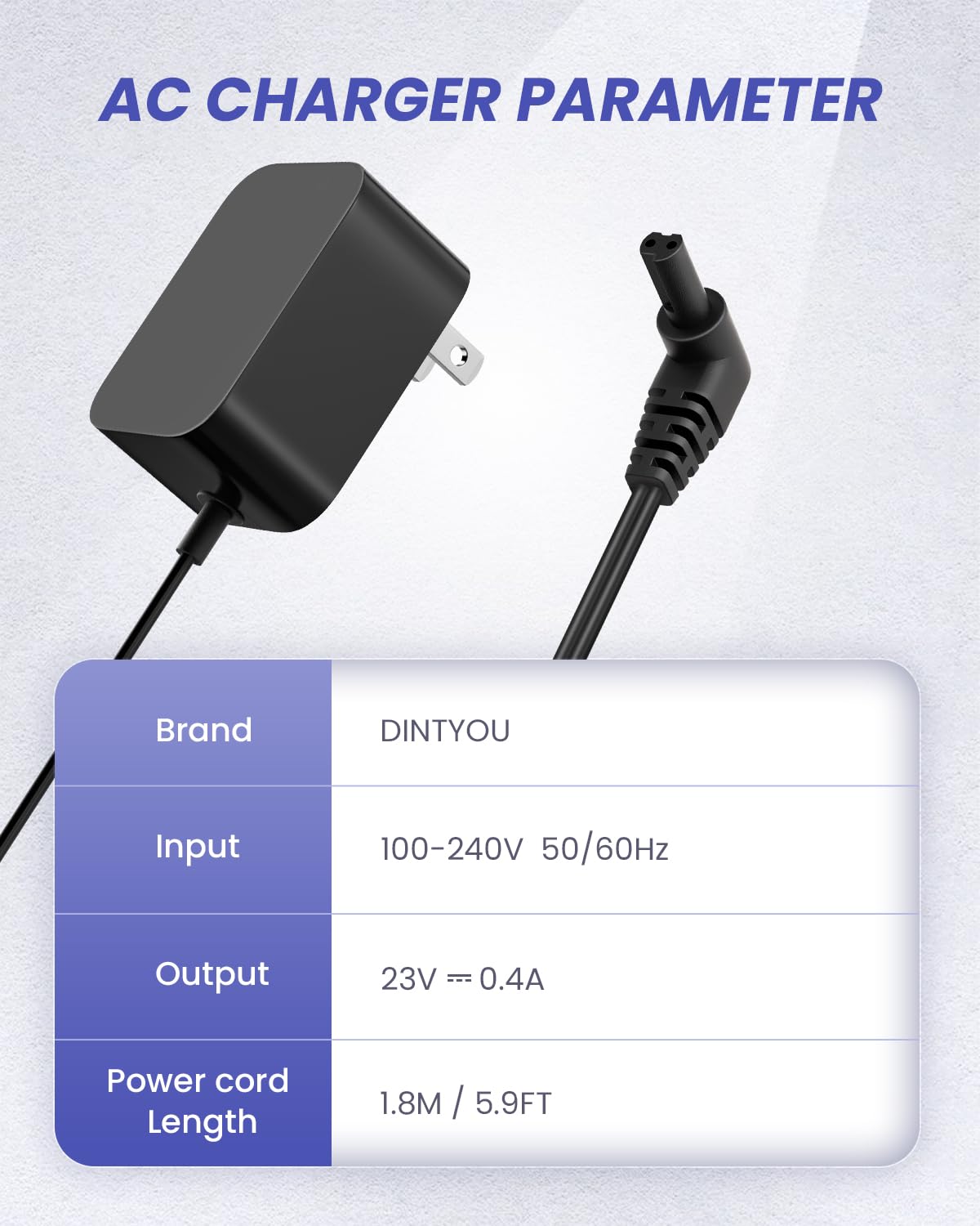 DINTYOU Replacement Adapter for Black and Decker N511997 90602523-04 CHV1410L32 S010QU2300040 HHVK515J00FF HHVK515JP07APB HHVK515JP07 Handheld Vacuum Charger