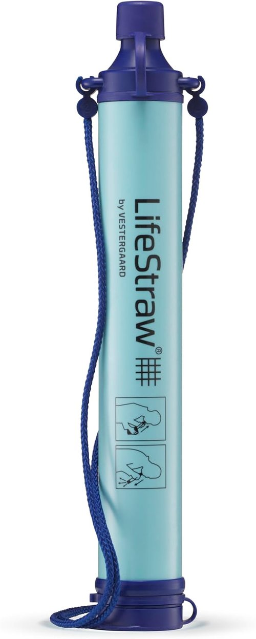 LifeStraw Personal Water Filter - Essential for Hiking, Camping & Emergency Preparedness | Compact & Portable