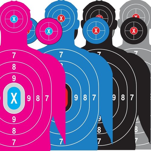 Heavy Duty Shooting Targets - Indoor & Outdoor Range Targets for Rifles and Pistols | Durable Paper Design
