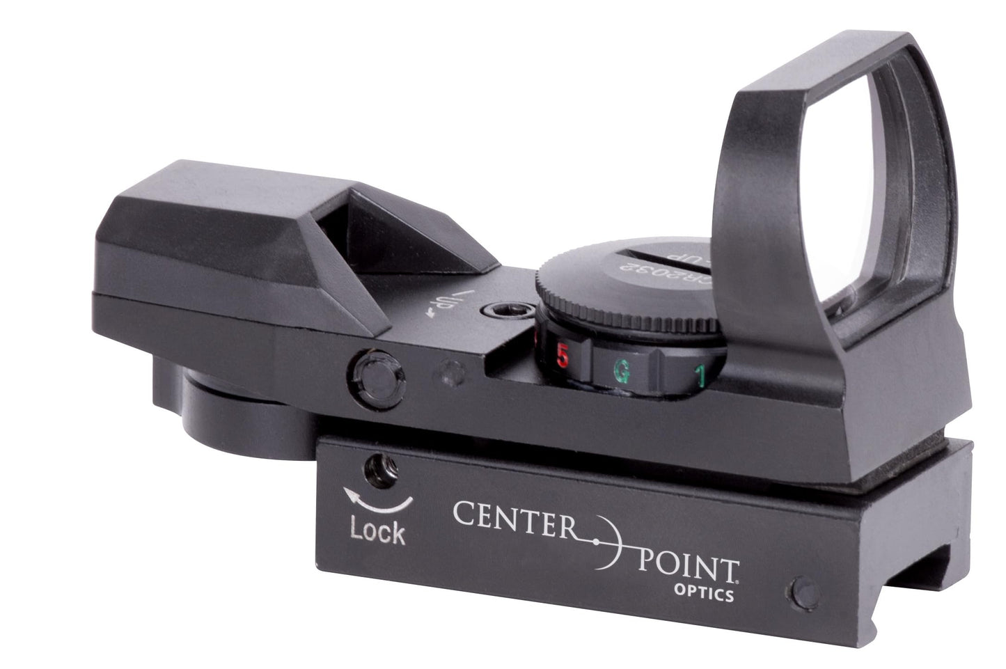 CenterPoint Optics 70301 Red/Green 32mm Open Reflex Sight With 4 Reticles 32mm For Picatinny Mount, one size