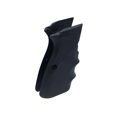 Hogue Rubber Pistol Grip with Finger Grooves for Browning Hi-Power, Black - 09000