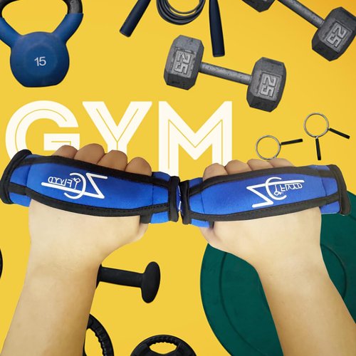 Hand Weights Set 2lbs 4lbs 6lbs 8lbs 10lbs with Handles for Women Men Body Building Fitness Exercise Home Gym (Blue-3LBS*2)