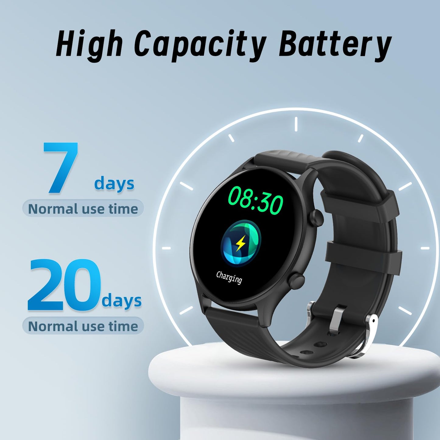 Smart Watches for Women,Fitness Smart Watch (Answer/Make Call), 1.4"Screen Waterproof Smart Watches with 123 Sports Modes/Heart Rate Monitor/Sleep Tracker, Watches for Women for Android iOS Khaki