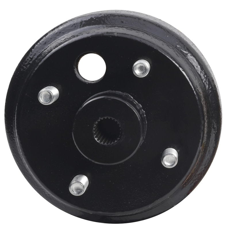 Roykaw Golf Cart Brake Drum Hub Assembly with Lug Nuts for EZGO 1982-up Electric & 1982-1993 2 Cycle Gas Models, Replaces OEM # 19186-G1P, 17298-G1, 17082-G2