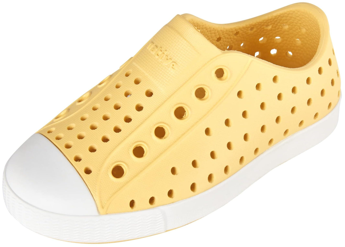 Native Shoes Unisex-Kids Jefferson Sneakers, Gone Bananas Yellow/Shell White, 10 Toddler