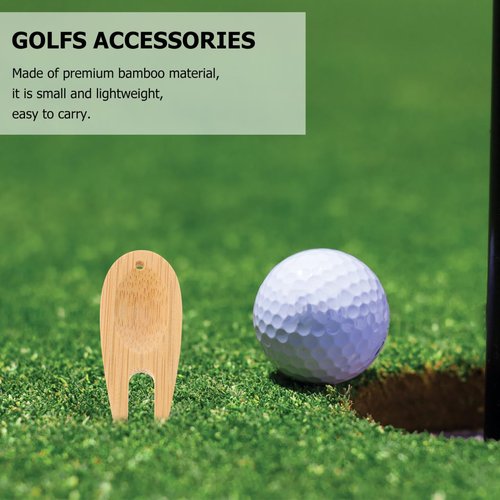 Kisangel Portable Golf Divot Repair Tool with Keychain Hole Compact 2.75 Inch Divot Fork for on-Course Use and Fairway Trimming Golf Accessories Pack of 75
