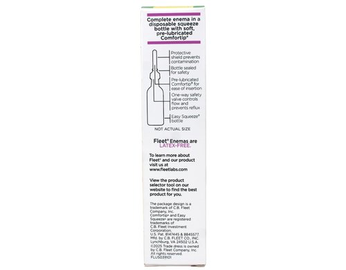 Fleet Laxative Bisacodyl Enema, 1.25 fl oz (Pack of 10)