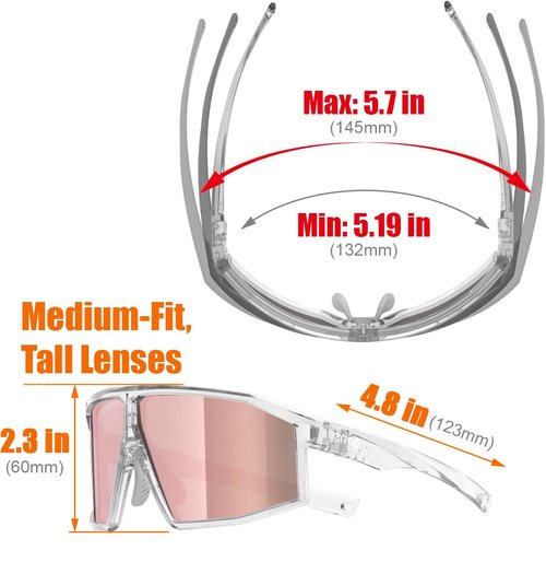 ER00 F26 Polarized Sunglasses Women Men Fishing Running Outdoor Sport Gifts Padel tennis