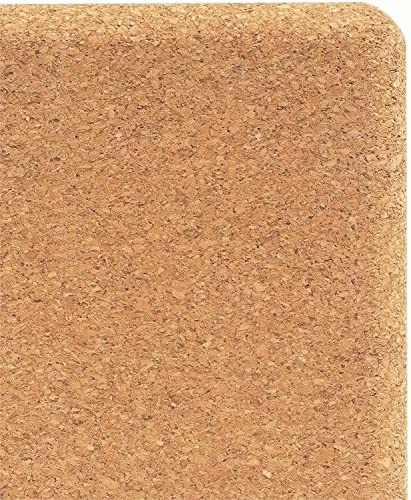 Cork Yoga Blocks 2 Pack - Natural Non-Slip Blocks, 9"x6"x4"