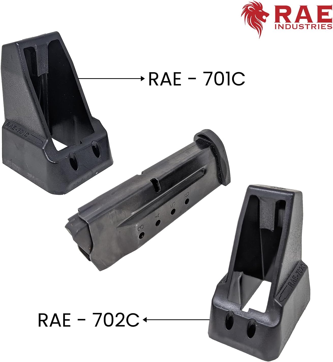 RAEIND Universal Magazine Speedloaders - Compatible with 32 Auto, 9mm, .357 SIG & More - USA Made