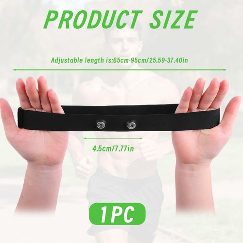 Heart Rate Monitor Replacement Chest Strap for Polar H10 H9 H7 H1, Adjustable Waterproof Soft Straps Compatible with Wahoo Garmin Moofit Powr Labs COOSPO XOSS Chest Belt