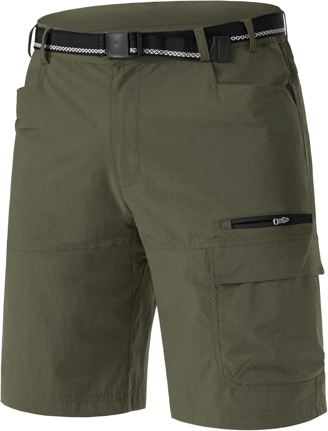 TACVASEN Men's Quick-Dry Cargo Shorts - Water-Resistant Casual Hiking & Golf Shorts | Summer Outdoor Wear