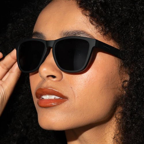 Goodr Polarized Sunglasses - A Unicorn's Calamity | Medium Size, Black Frames, UV400 Protection, No Slip, No Bounce