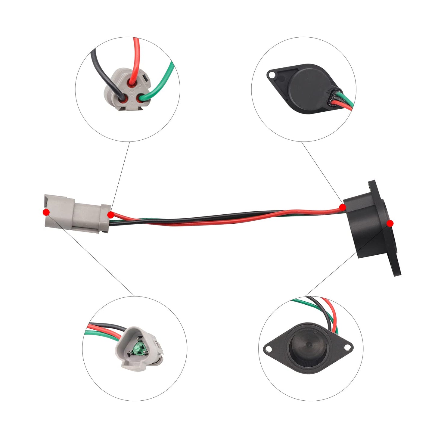 Speed Sensor, Replaces Club Car: 1027049-01, Fits Club Car: IQ and I2 Excel, Electric, 2004 and Newer, Ds and Precedent
