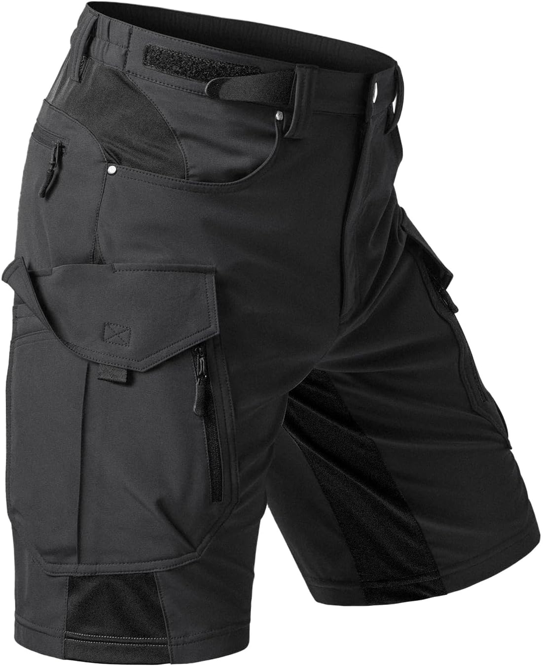 Moosehill Men's Hiking Cargo Shorts - Quick Dry Lightweight Stretch for Outdoor Adventures | 9 Pockets