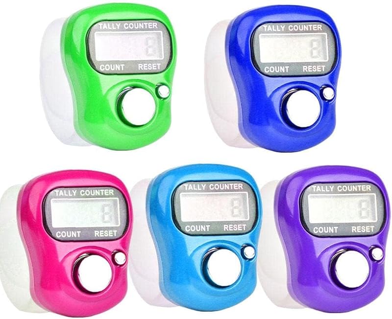 Handheld LED Digital Finger Counter - Blue, 1 Count