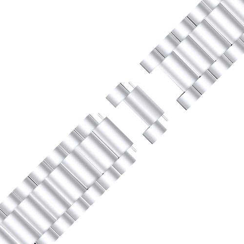 WIGERLON Compatible with Versa 4 / Fitbit Sense Band for Men and Women,Stainless Steel Metal Watch Bands Replacement Straps Accessories for Fitbit vera 4/fitbit sense Silver