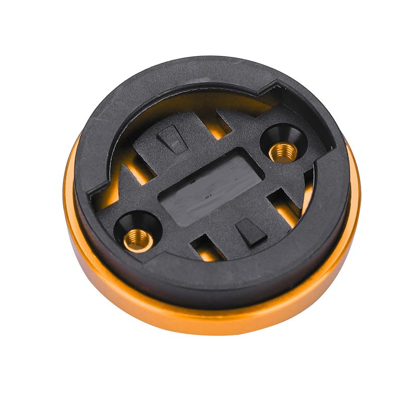Road Bike Computer Holder Stem Top Cover Bicycle Stopwatch GPS Speedometer Mount (Gold) Bryton Rider 750 Computer Mount