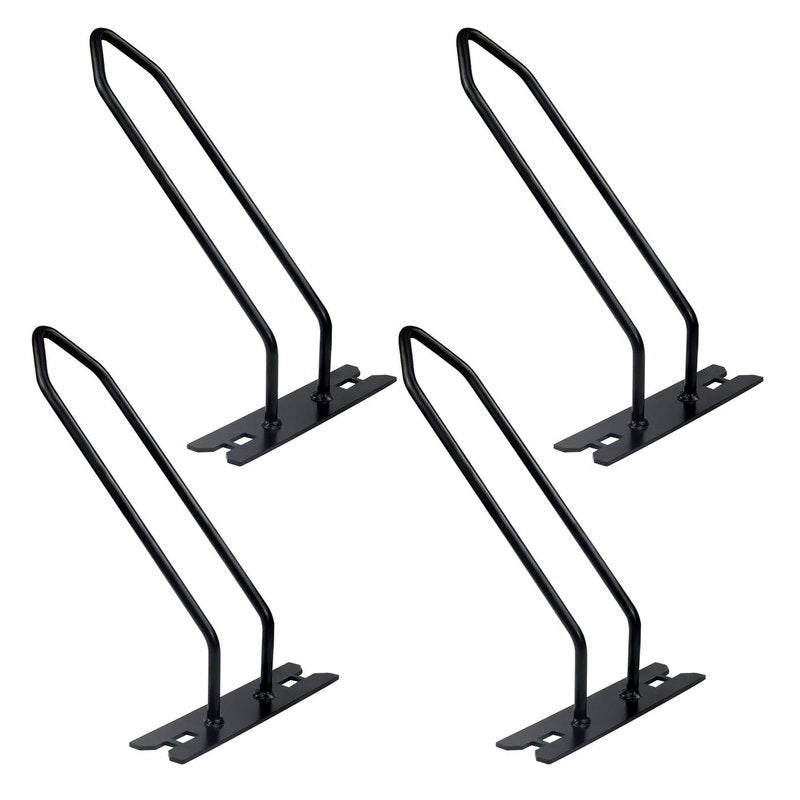 MXSAG Set of 4 CC-125 Cargo Box Bike Rack Adapter, Hitch Bike Rack Adapters Bike Wheel Holders for Cargo Carrier on Camper Travel Trailer, Fit for All Types of Bikes with Tires Width Less Than 2-1/4"