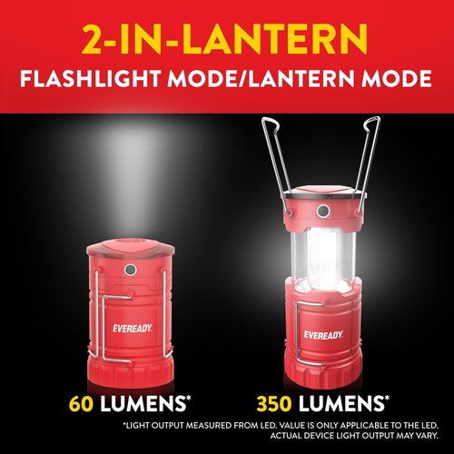 Eveready LED Camping Lantern 360 PRO - Super Bright, IPX4 Water Resistant Tent Lights | 3-Pack with Batteries Included