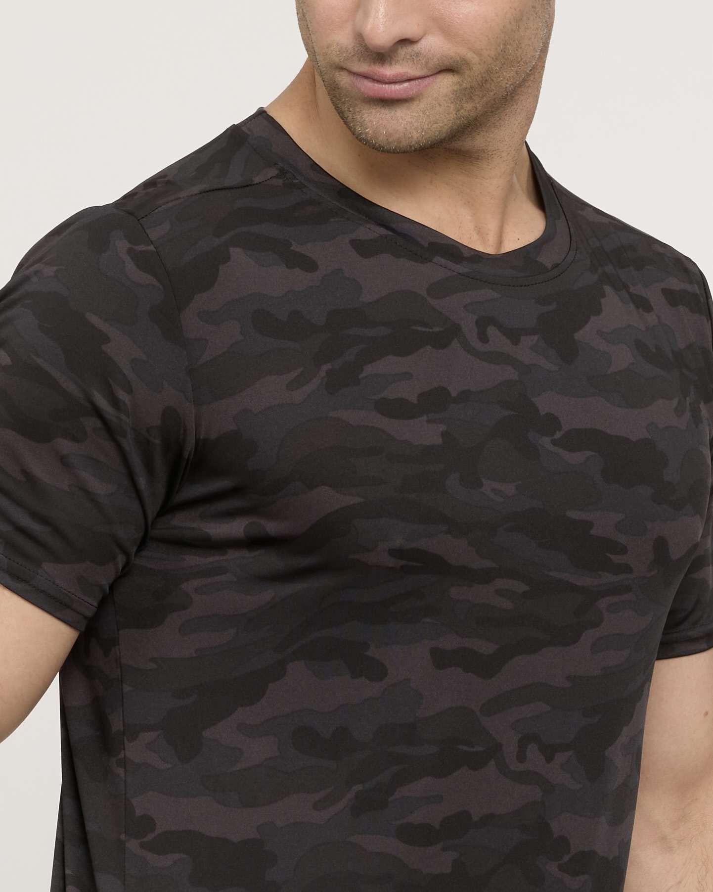Real Essentials 5 Pack: Men's Dry-Fit Short Sleeve Crew Neck T Shirts Fitness Running Gym Workout Cool Exercise Athletic Tee, Set 17, 3X-Large