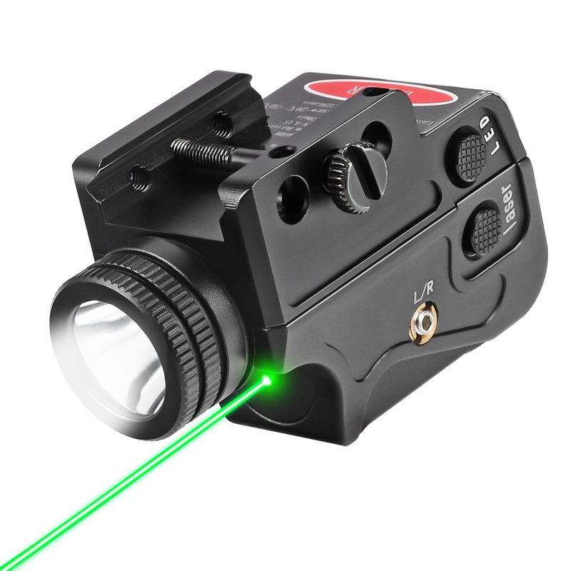 Zolmods Pistol and Rifle Flashlight Laser Sight,Green Laser Light Combo,Magnetic Charging Flashlight Laser Combo,Picatinny Gun Light Lasers Used for Outdoor Hunting and Aiming Targets