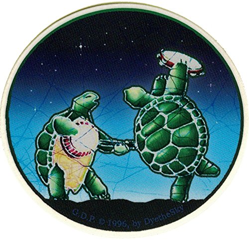 Grateful Dead Terrapins Circular Bumper Sticker - 2.25-inch Laptop Decal