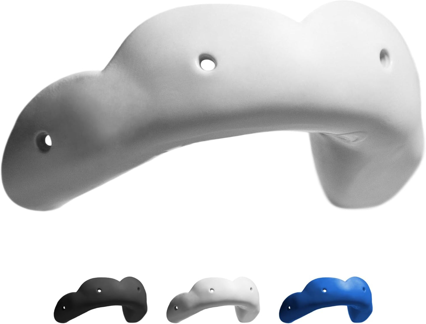 SISU Go Mouthguard - Low-Profile Snow White Tooth Protection for Sports | Remoldable & Breathable