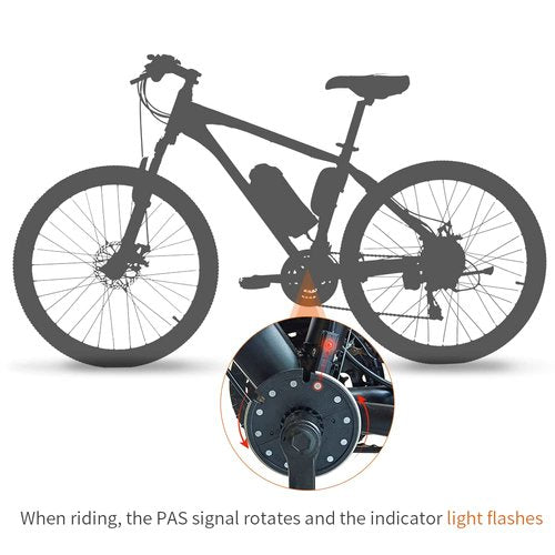 HUDAMZKY KT D12 Bike Magnets Pedal Assist Sensor Ebike Easy Crank Installation PAS Sensor (D12 SM Plug)