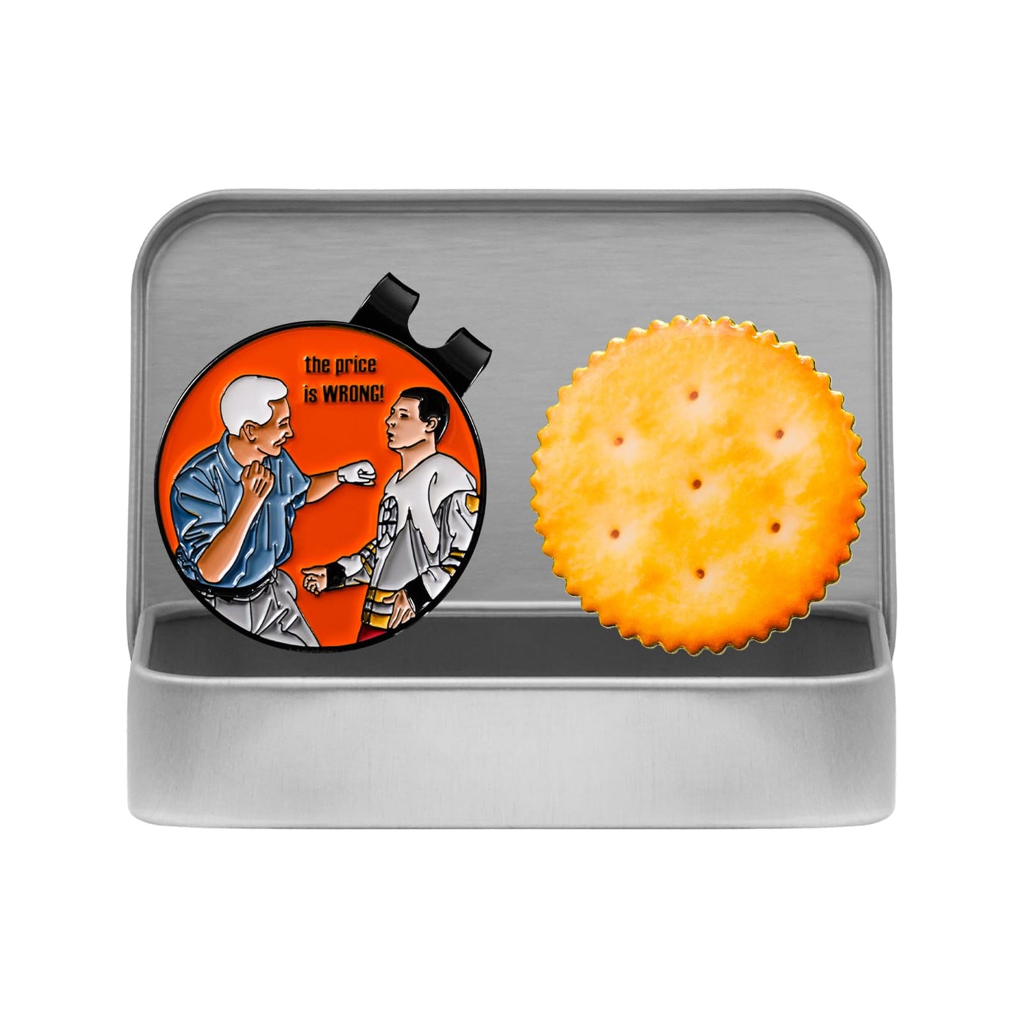 SPORTY BUFF Golf Ball Markers with Hat Clip Box Set - Golf Gifts Golf Accessories for Men and Women Golfers