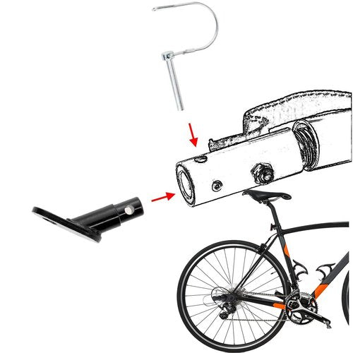 Fat-Cattie Bike Trailer Hitch Connector Coupler Bicycle Adapter for Children's Trailers,Cargo and Pet Bicycle Trailers(1 Set)