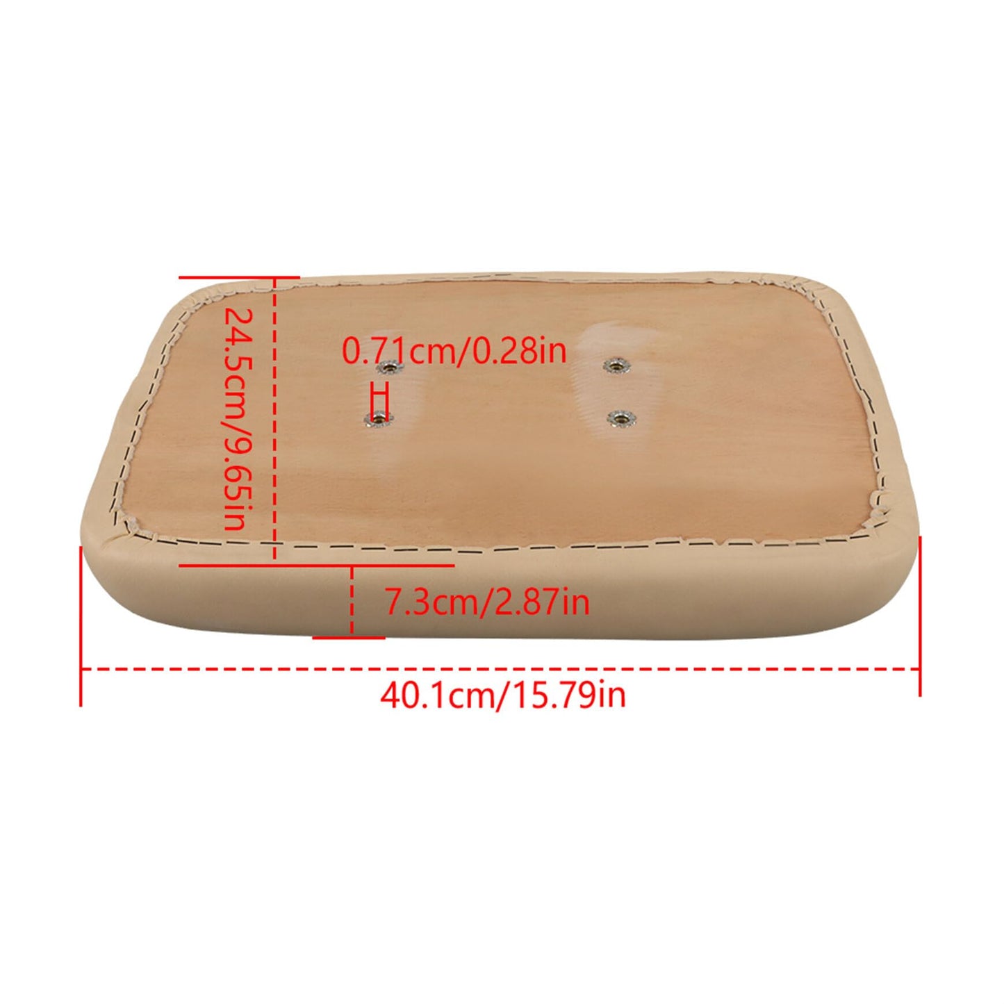 Silscvtt Brown Golf Cart Buff Seat Back Assembly Replacement for Club Car DS 1979-1999