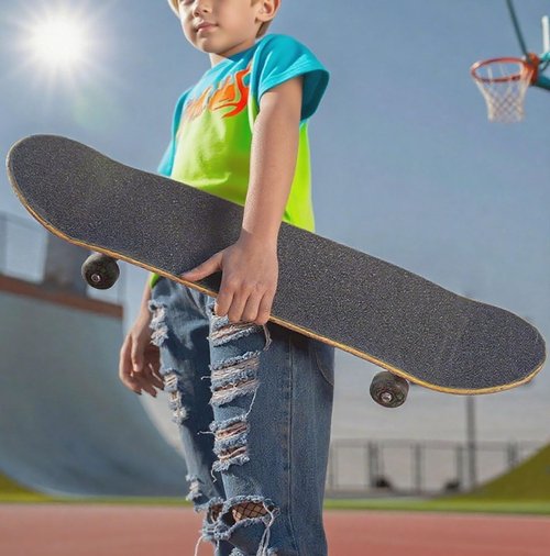 YIYIMIMO 2 Pcs Professonal Skateboard Grip Tape 33" x 9" Size with No Air Bubble Function for Both Beginners and Experienced Skaters