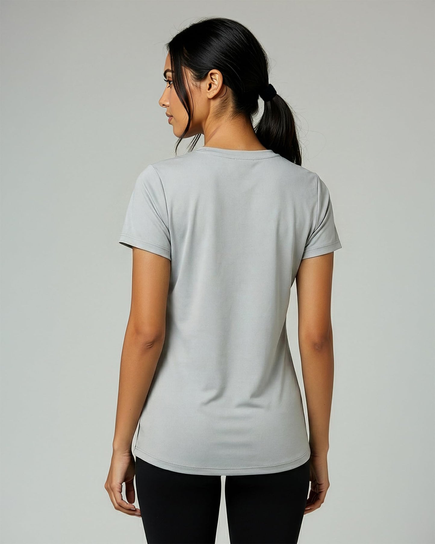 5 Pack Women's Dry Fit V Neck Workout Tops T Shirts Athletic Gym Yoga Tees