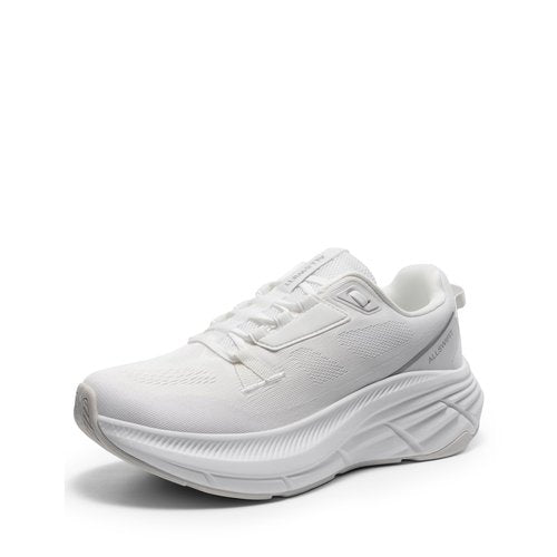 ALLSWIFIT Women's Walking Shoes Cushion Running Tennis Non-Slip Comfortable Workout Gym Athletic Breathable Fashion Sneakers ActiveLite,Size 8,White,AWUMRS2507