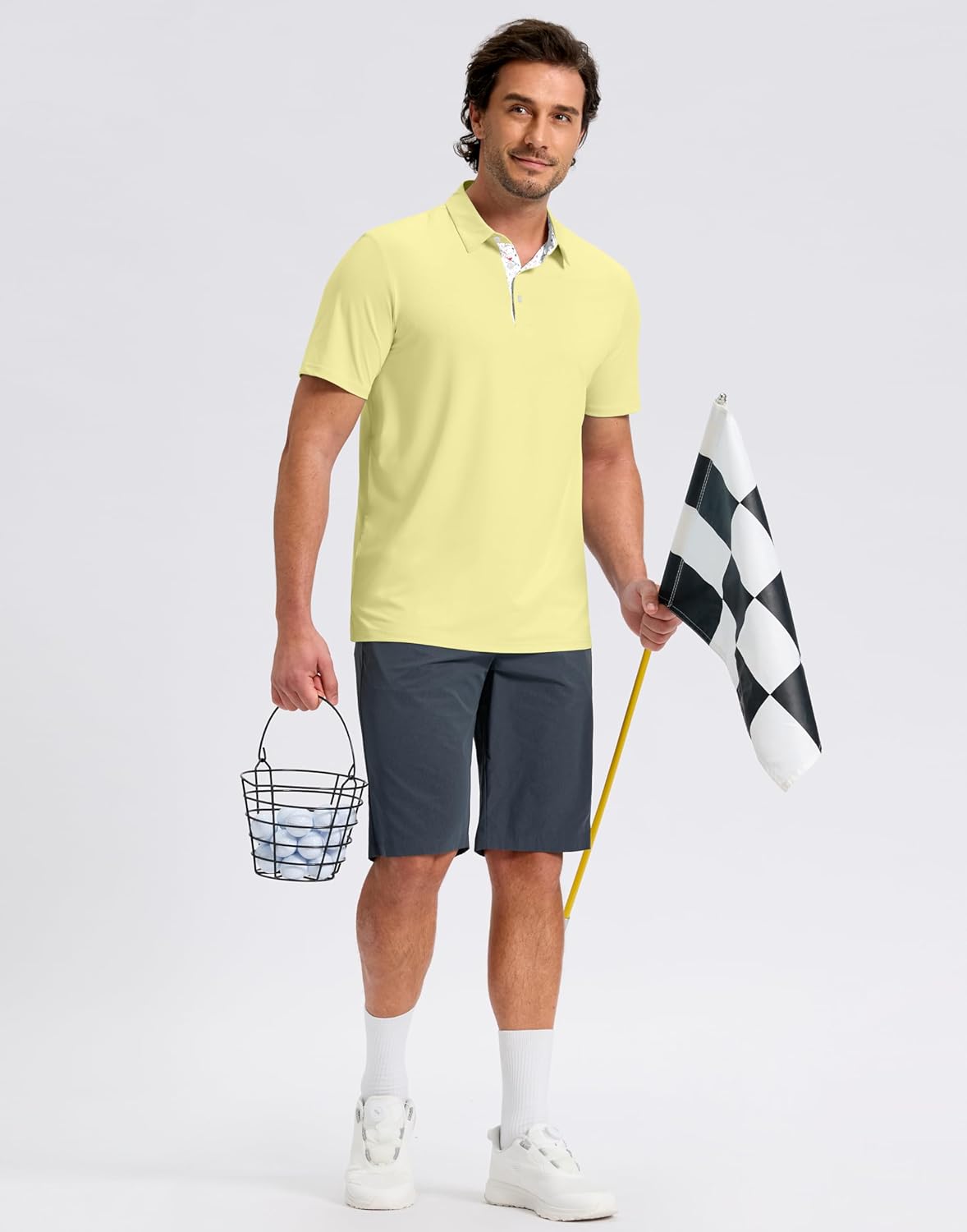Obla Men's Golf Shirt - Short Sleeve Moisture-Wicking Performance Polo | Casual Athletic Wear