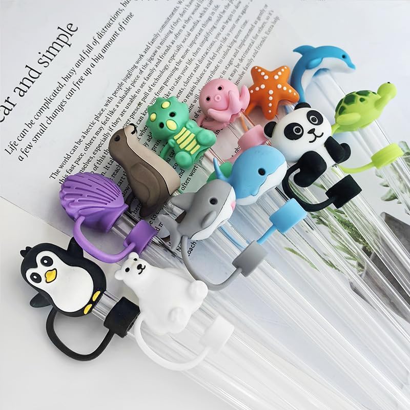 Silicone Shark Straw Cap Covers for 40oz & 30oz Tumblers