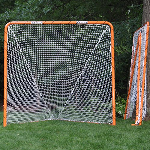 Lacrosse Folding Goal - 6 x 6 Feet, Heavy Duty Orange