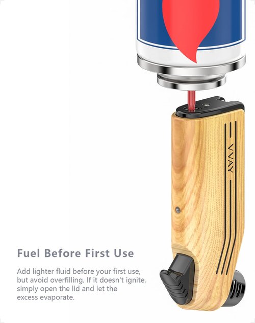 Pipe Lighter, Pipe Lighter for Smoking Tobacco, Butane Refillable