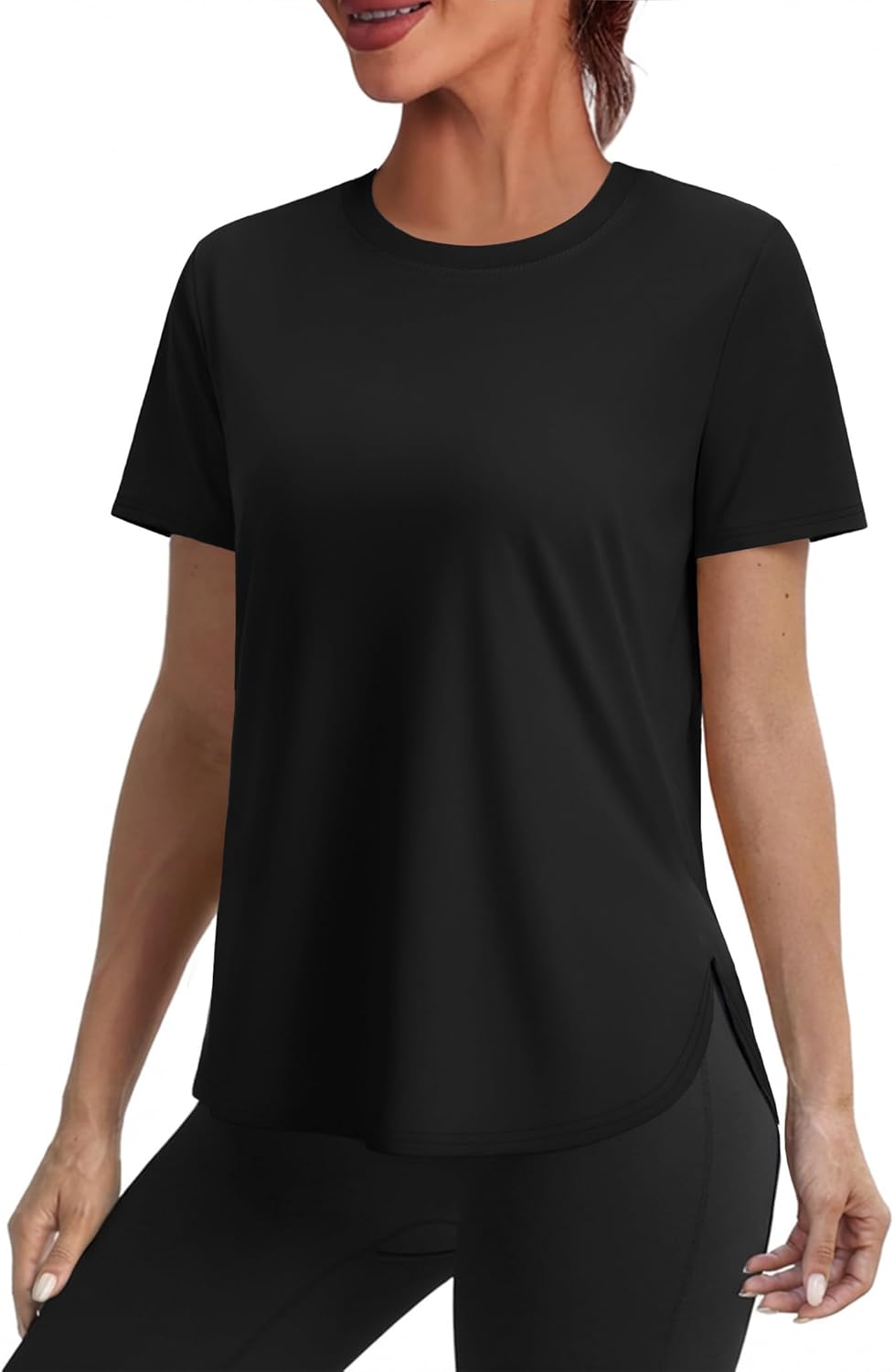 Skiennix Women's Sun Protection Workout Top - UPF 50+ Lightweight Short Sleeve Hiking Shirt