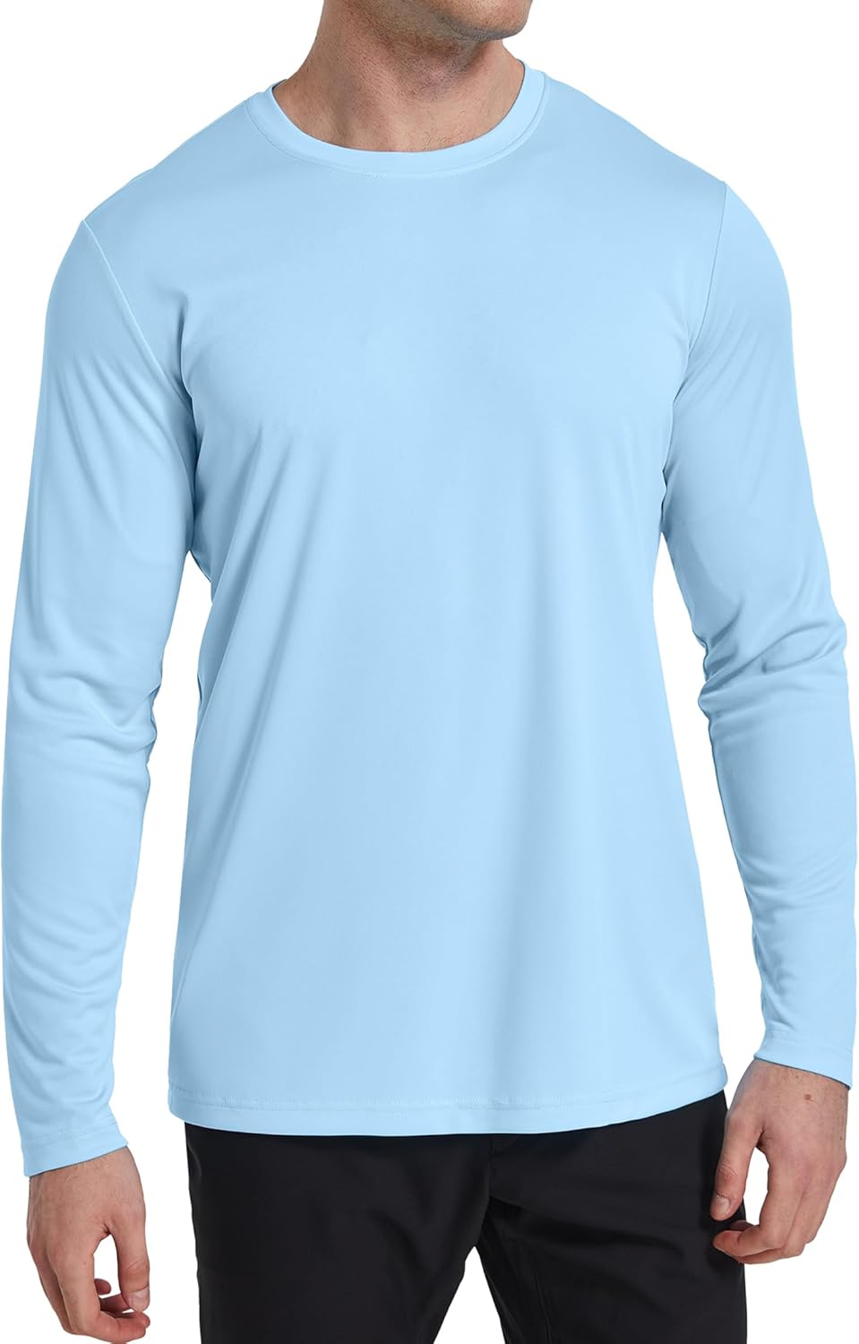 Skiennix Men's Quick Dry Long Sleeve Shirts - UPF 50+ UV Protection | Moisture-Wicking T-Shirts (6/7 Pack)
