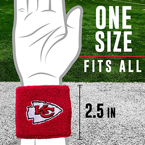 NFL Team Logo Wristbands for Kids - Comfortable & Adjustable